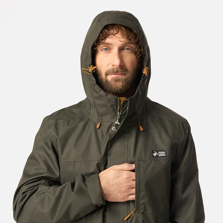 Chaqueta Hombre Kauai Verde Militar Haka Honu 9