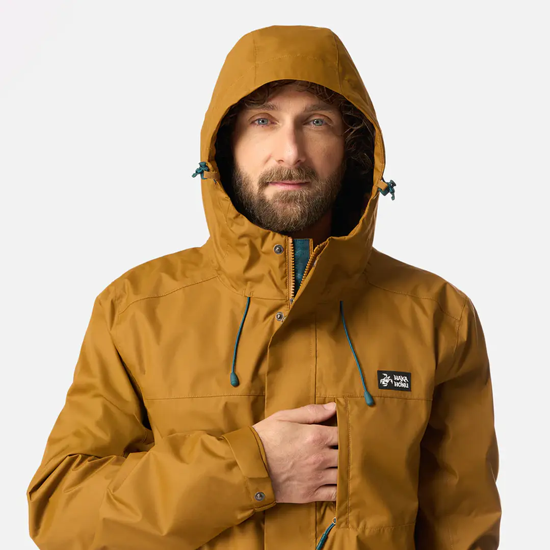 Chaqueta Hombre Kauai Mostaza Oscuro Haka Honu 8