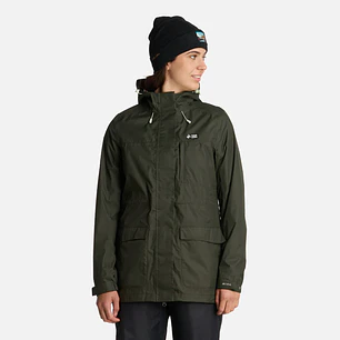 Chaqueta Mujer Kauai Verde Militar Haka Honu