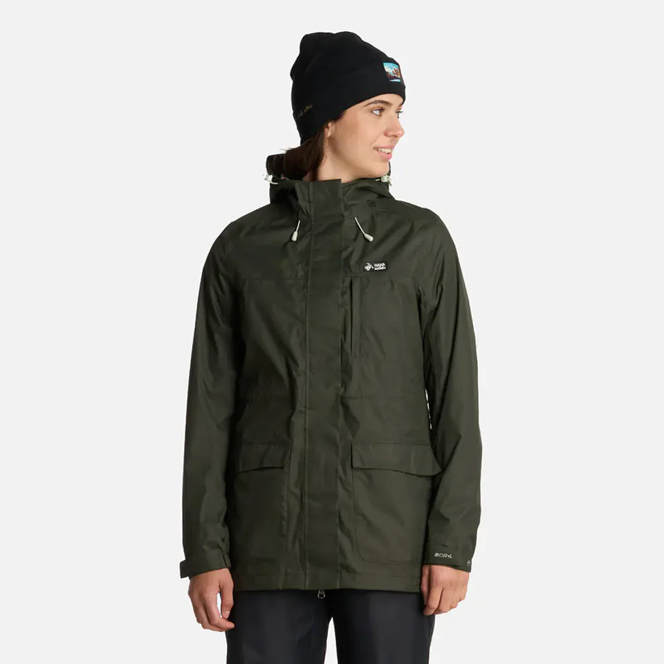 Chaqueta Mujer Kauai Verde Militar Haka Honu 1