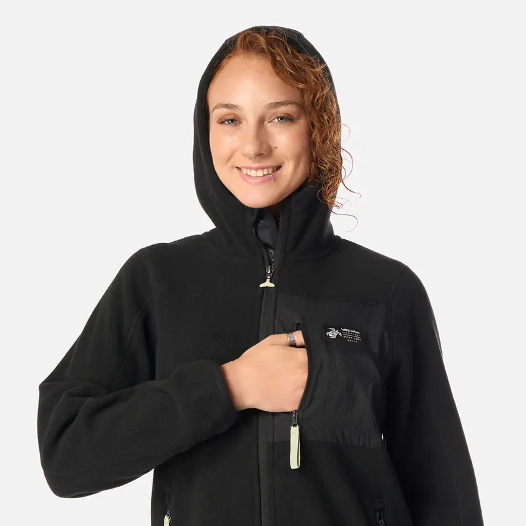 Polar Mujer Leñera Negro Haka Honu 2