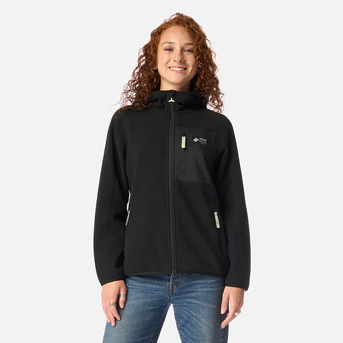 Polar Mujer Leñera Negro Haka Honu