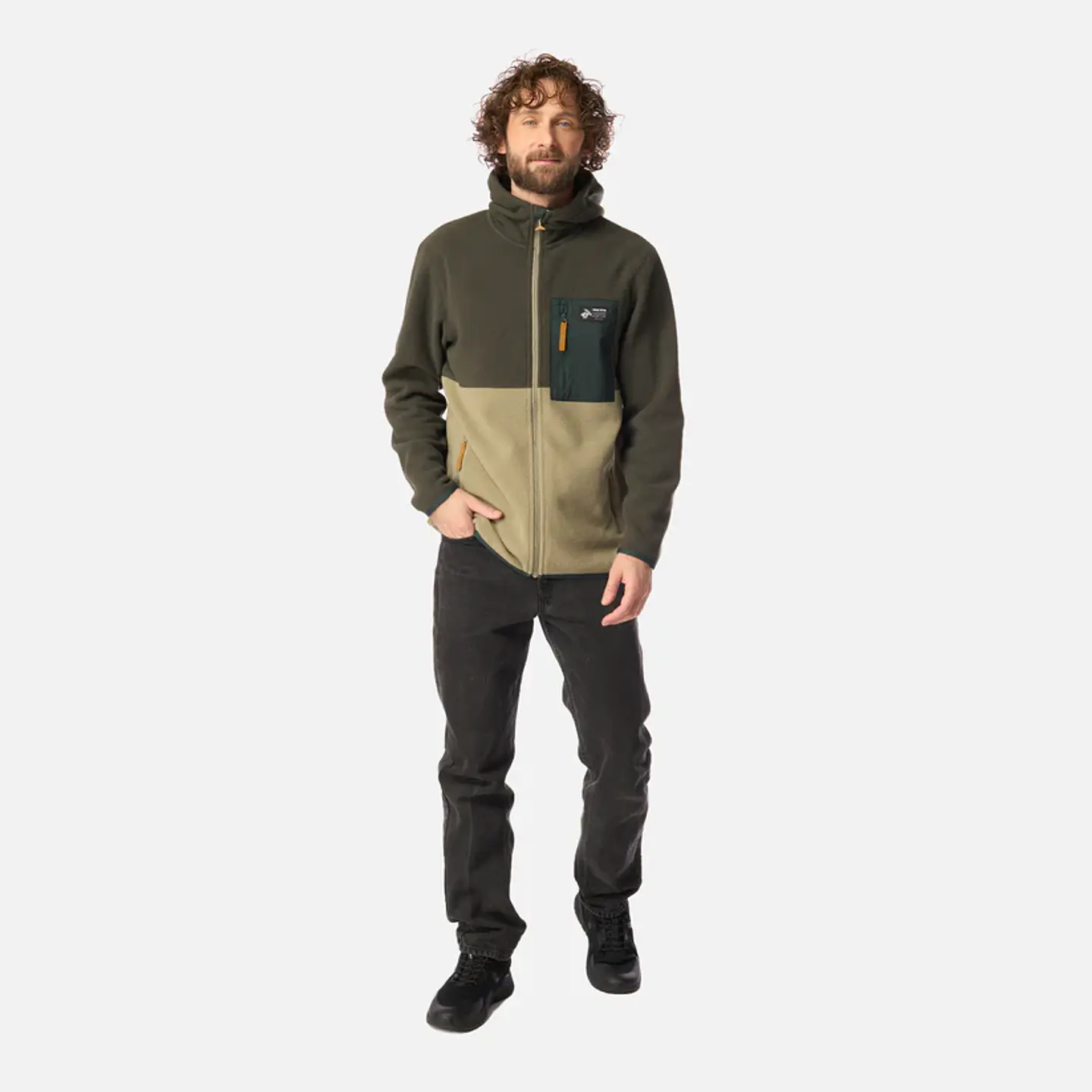Polar Hombre Leñero Verde Militar Haka Honu 2