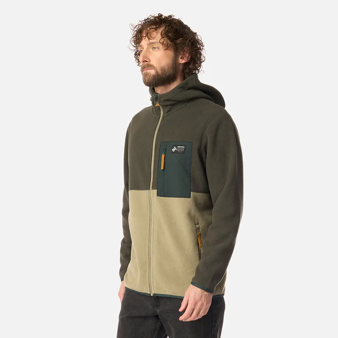 Polar Hombre Leñero Verde Militar Haka Honu 3