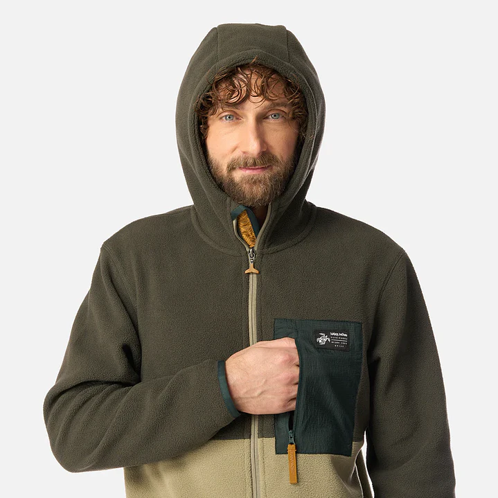 Polar Hombre Leñero Verde Militar Haka Honu 5