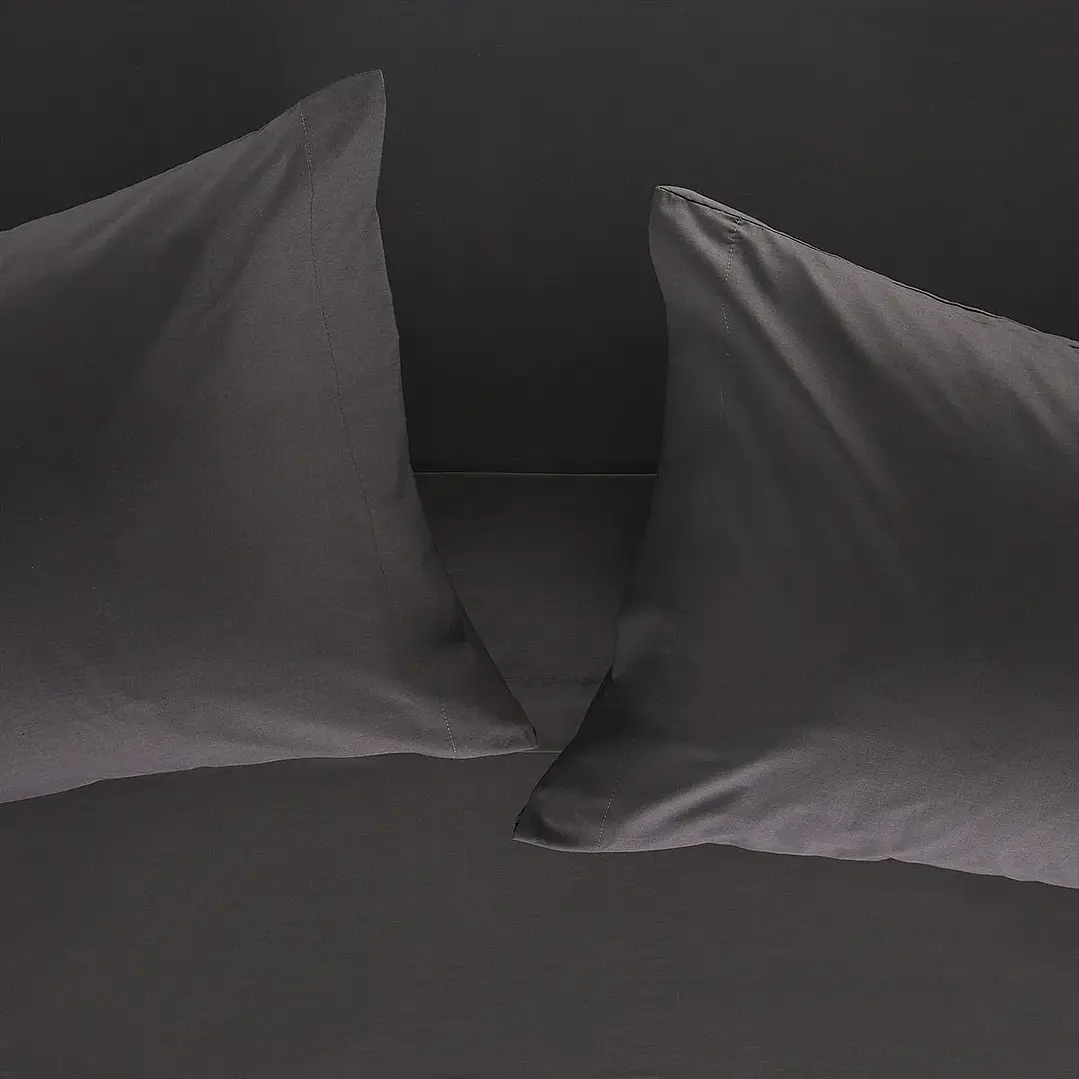 SABANA 180H LISA CHARCOAL 2 PL ROSEN TEXTIL 140147 2