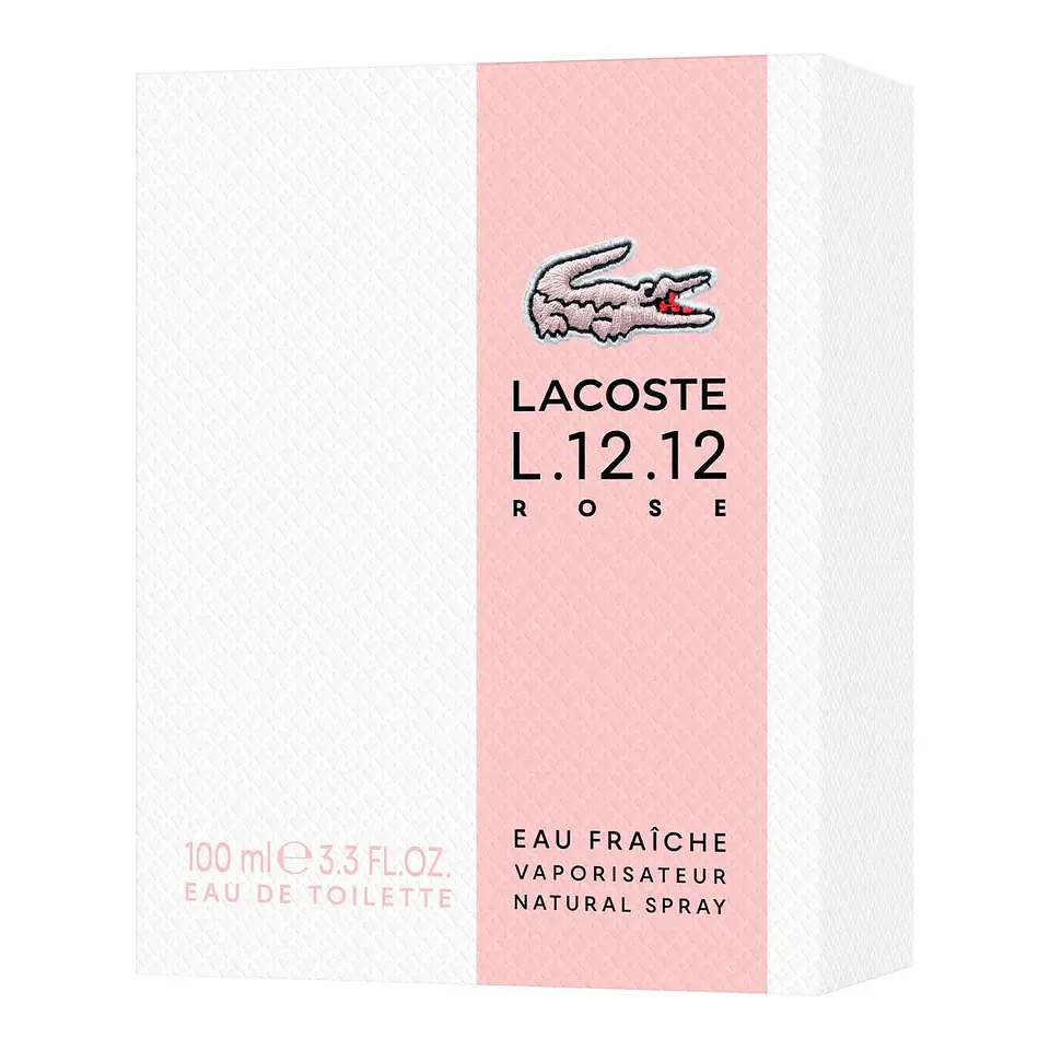 Perfume Mujer L. 12. 12 Rose Eau Fraiche Edt 100 Ml Lacoste 3