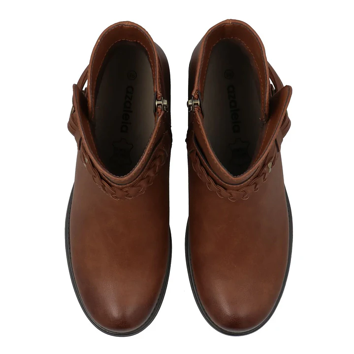 Botín Mujer Mila Café Azaleia 3