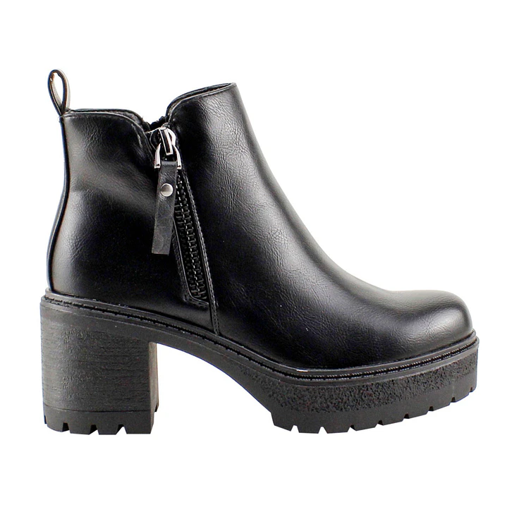 BOTIN MUJER CASUAL NEW WALK 585191 NEGRO  1