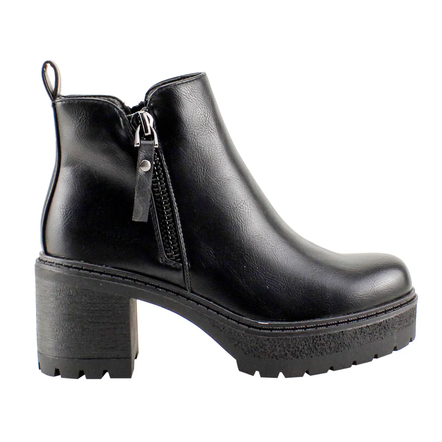 Botin Mujer Casual New Walk 585191 Negro  1