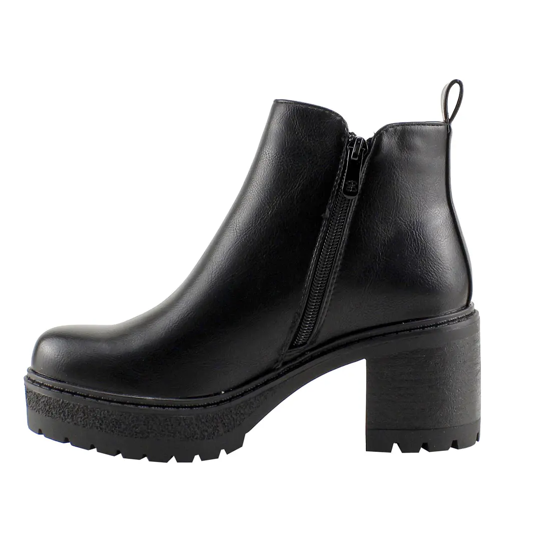 BOTIN MUJER CASUAL NEW WALK 585191 NEGRO  2