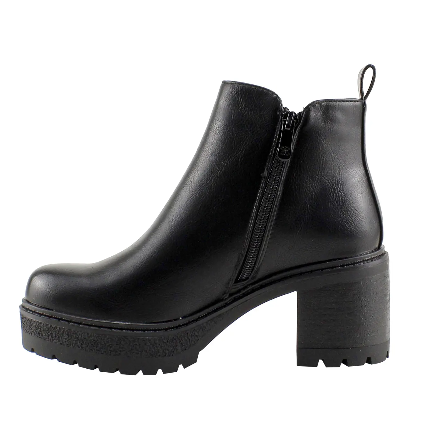 Botin Mujer Casual New Walk 585191 Negro  2