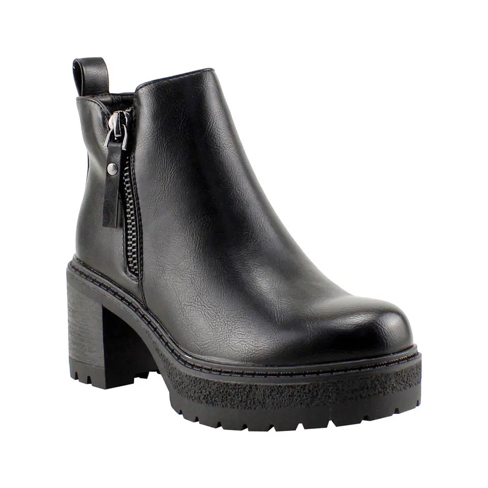 Botin Mujer Casual New Walk 585191 Negro  3
