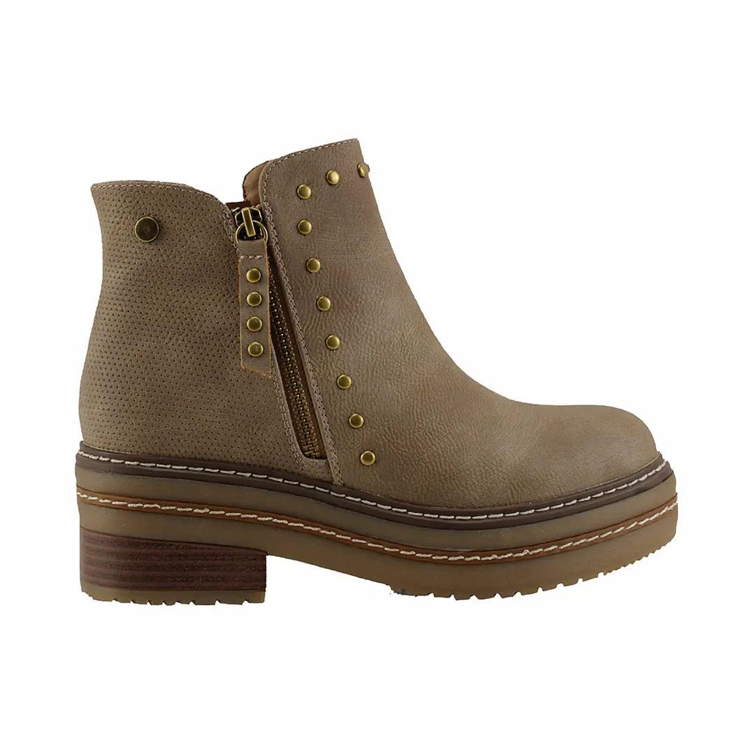 BOTIN MUJER CASUAL NEW WALK 183205CTA TAUPE  1