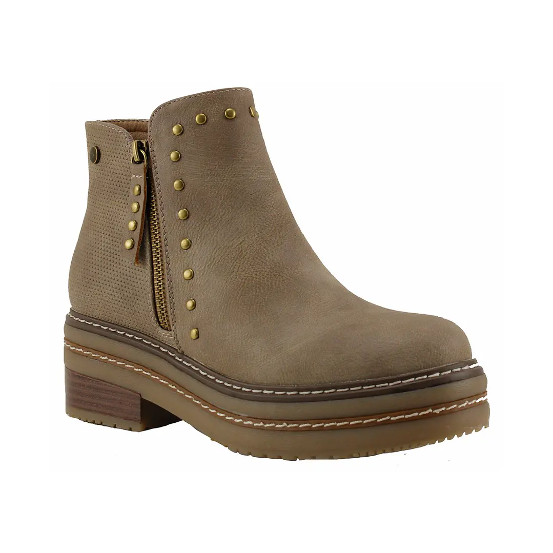 BOTIN MUJER CASUAL NEW WALK 183205CTA TAUPE  3
