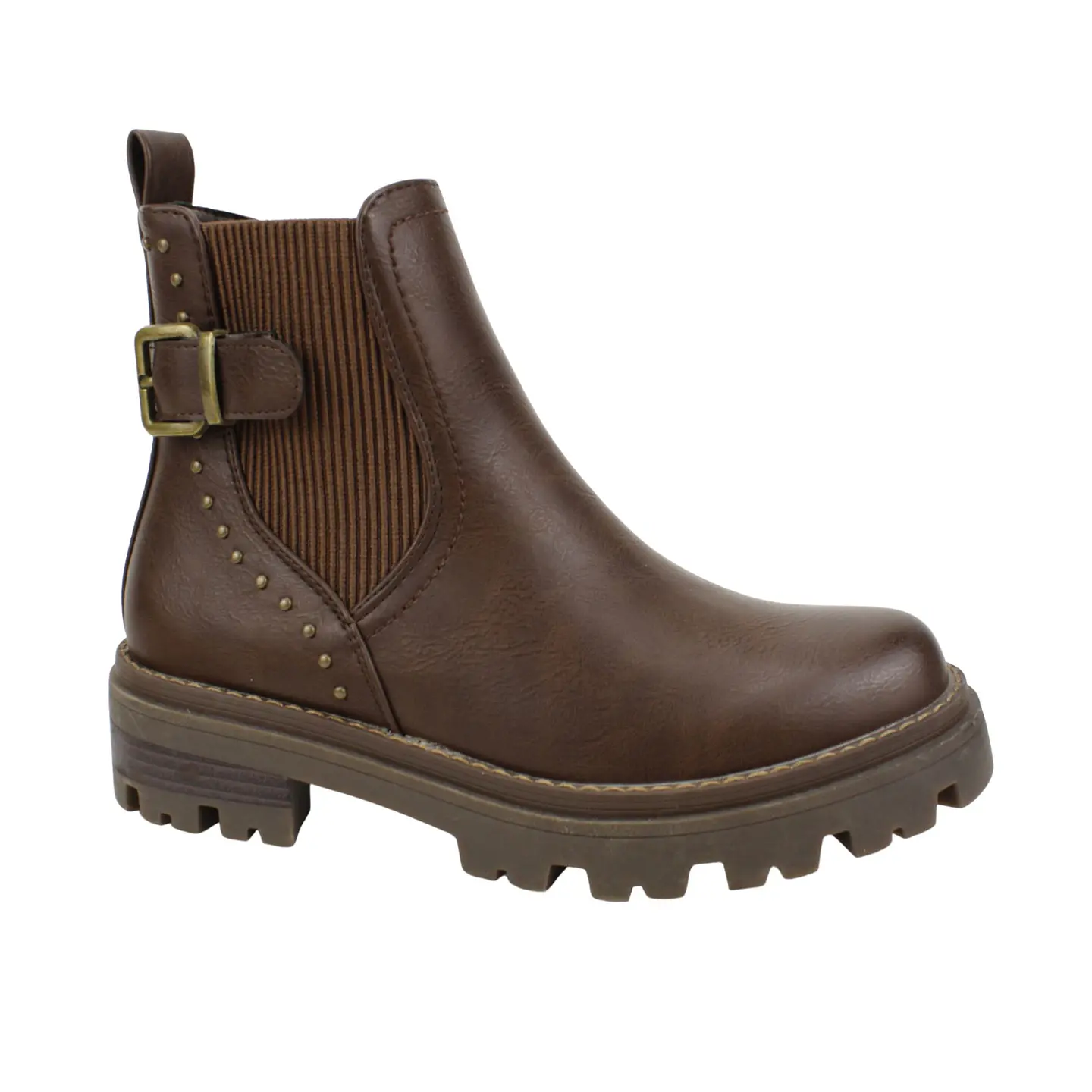Botin Mujer Casual New Walk 2291086 Brown  1