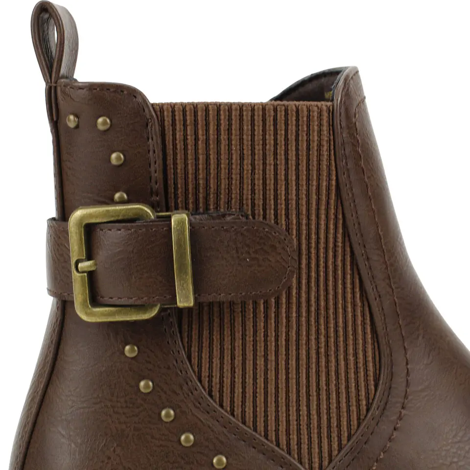 Botin Mujer Casual New Walk 2291086 Brown  3