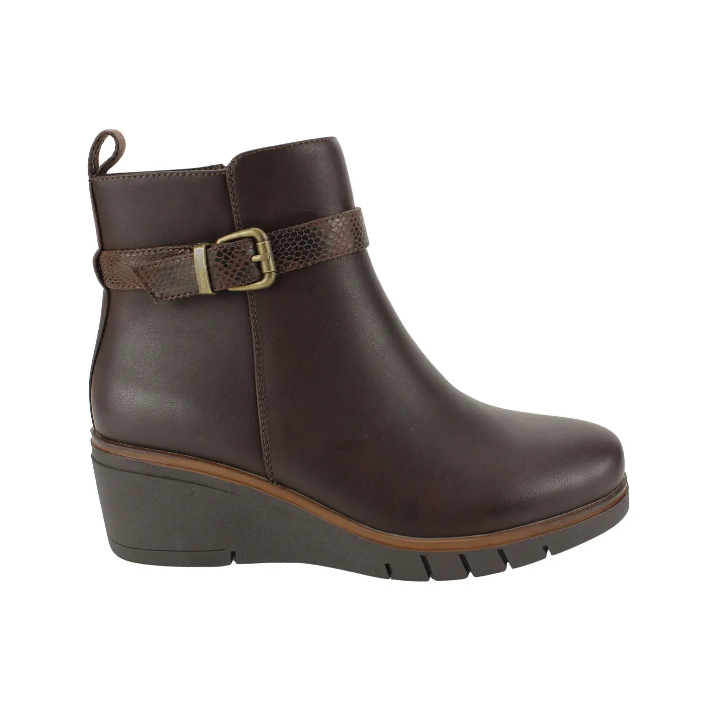 Botin Mujer Casual New Walk Dza91103 Brown  2