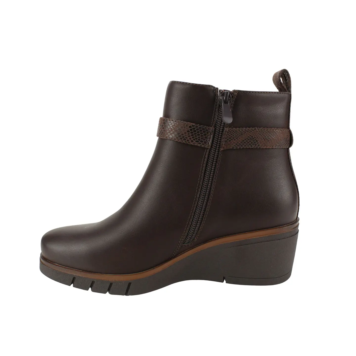 Botin Mujer Casual New Walk Dza91103 Brown  3