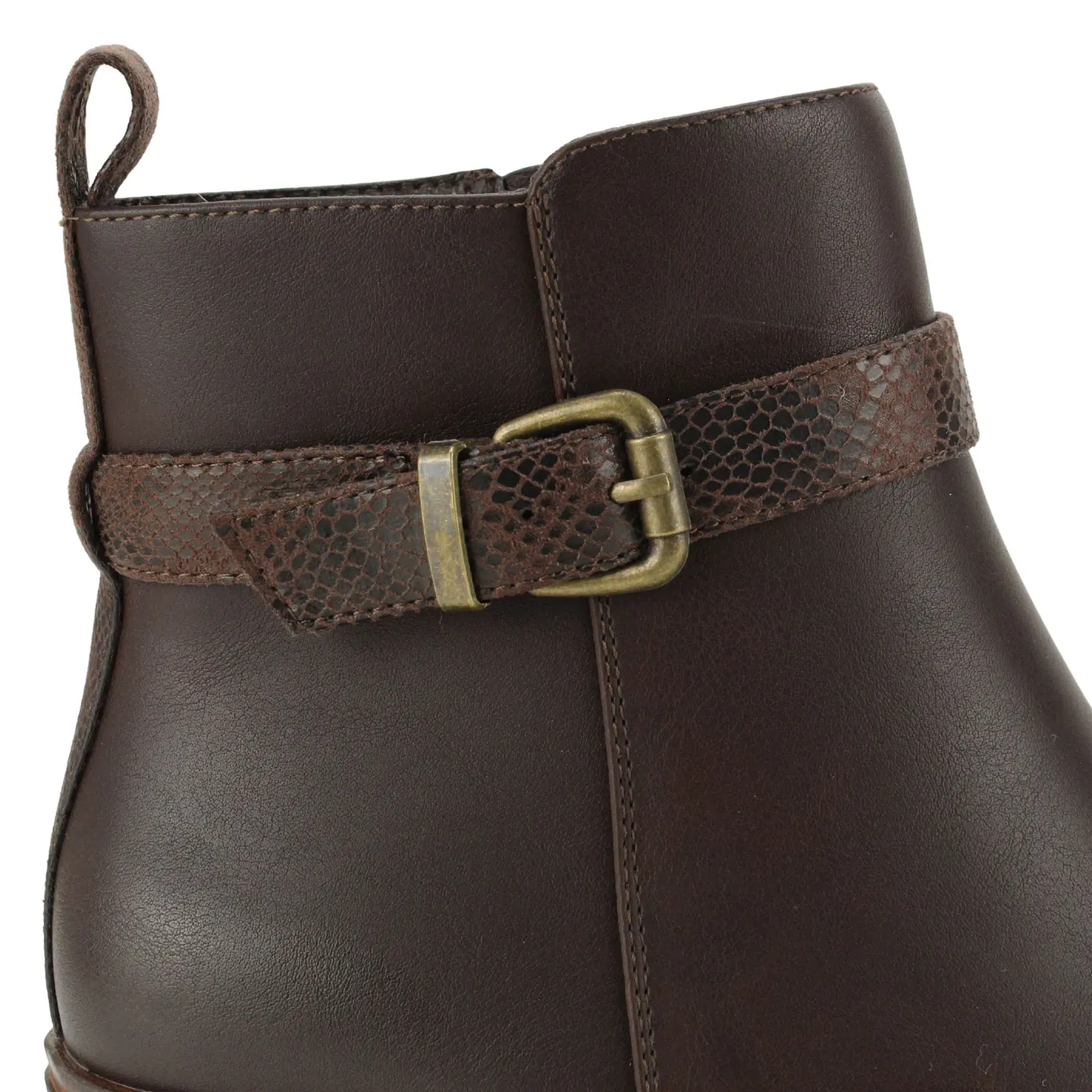 Botin Mujer Casual New Walk Dza91103 Brown  4