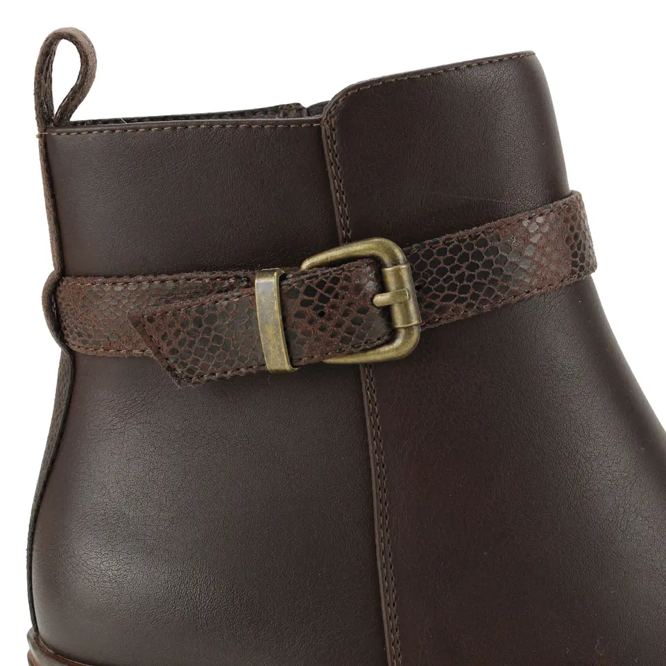 Botin Mujer Casual New Walk Dza91103 Brown  4