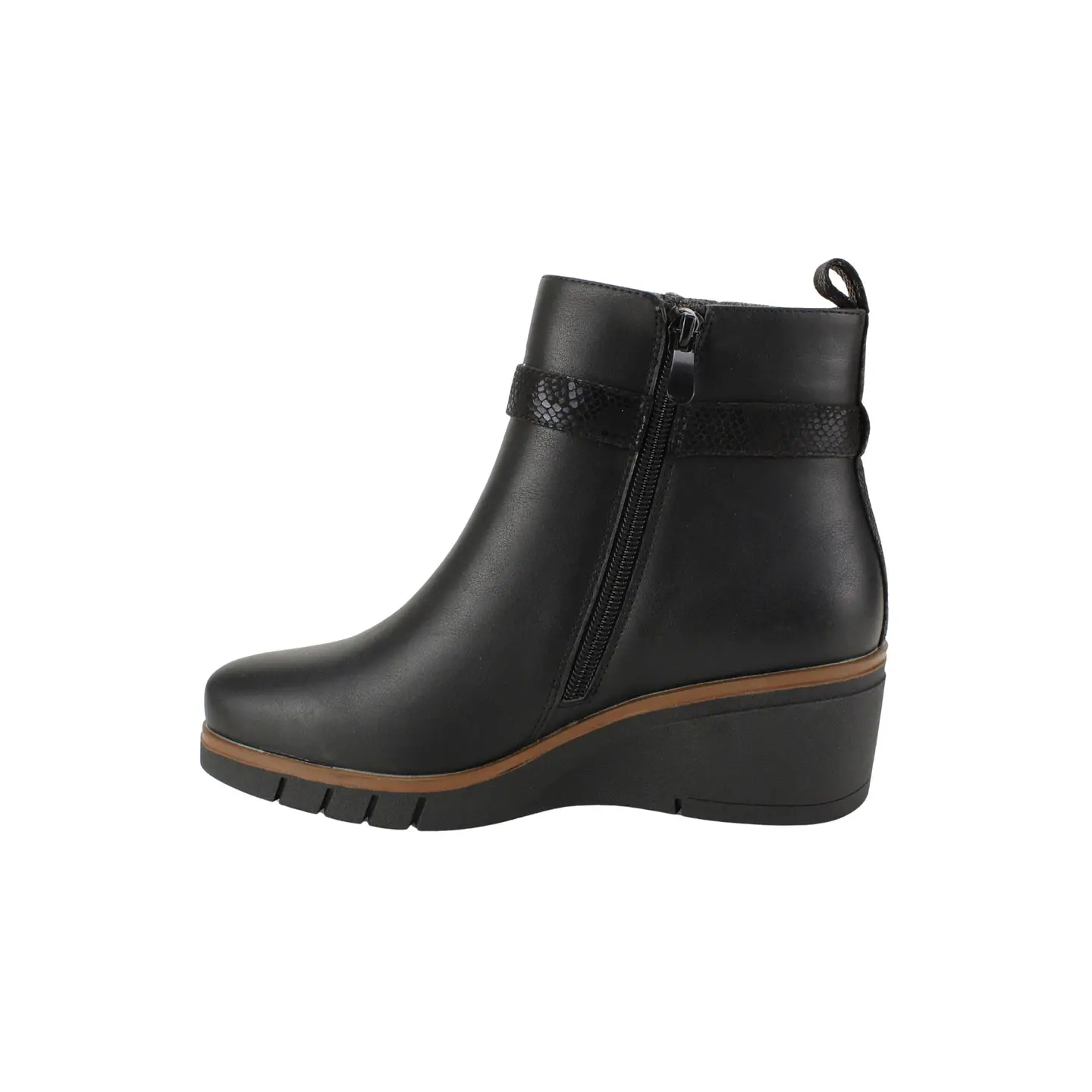 Botin Mujer Casual New Walk Dza91103 Negro  3