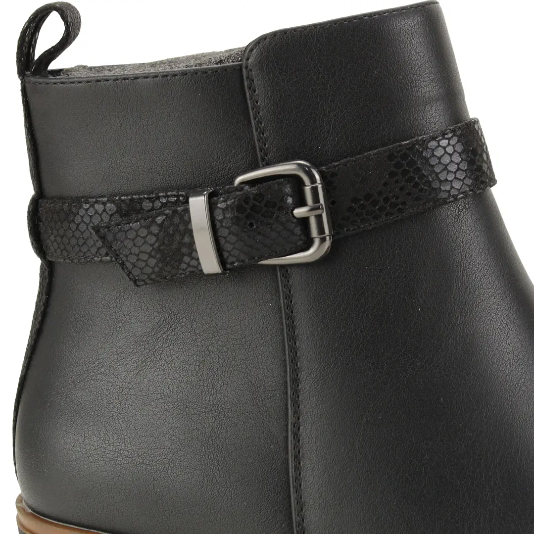BOTIN MUJER CASUAL NEW WALK DZA91103 NEGRO  3