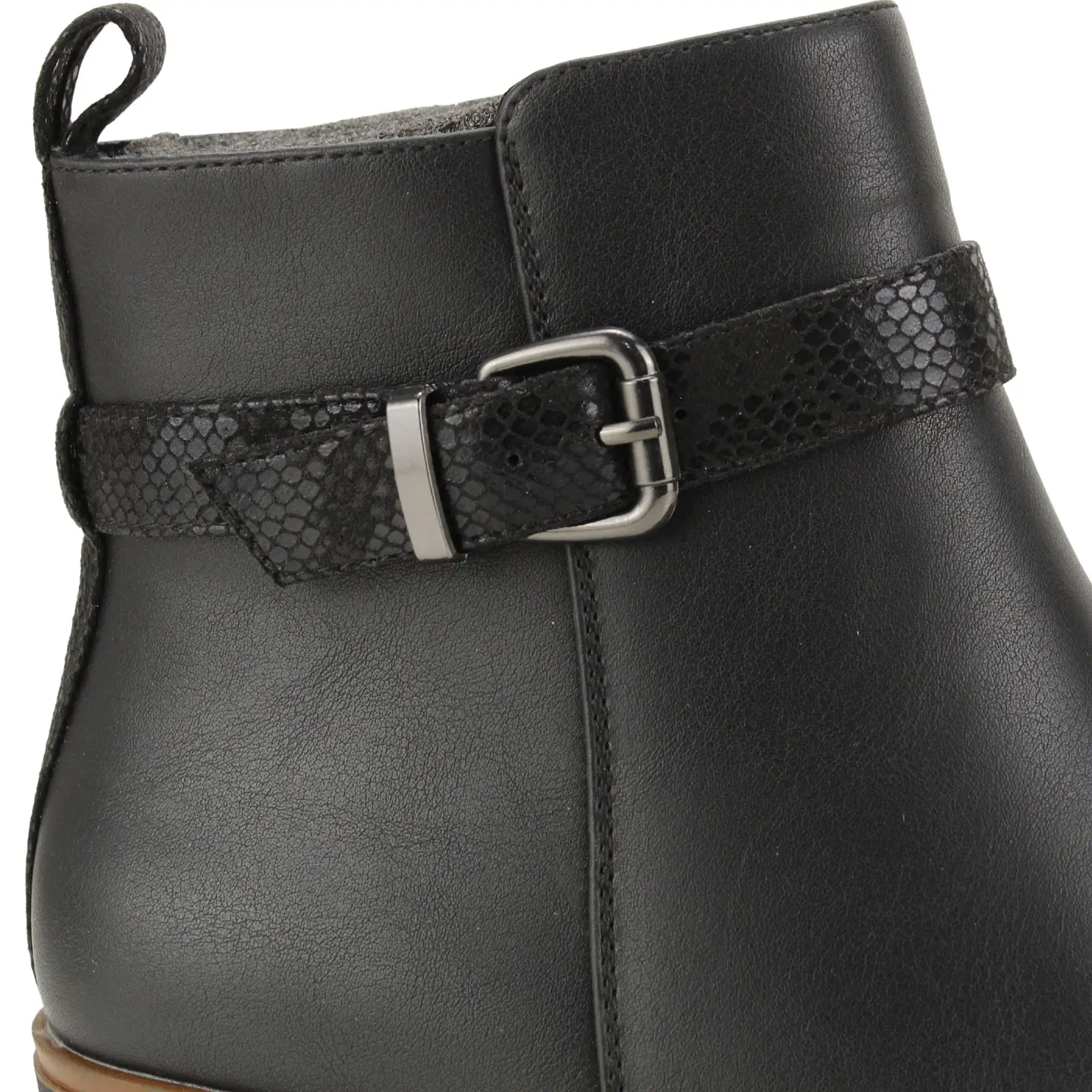 Botin Mujer Casual New Walk Dza91103 Negro  4
