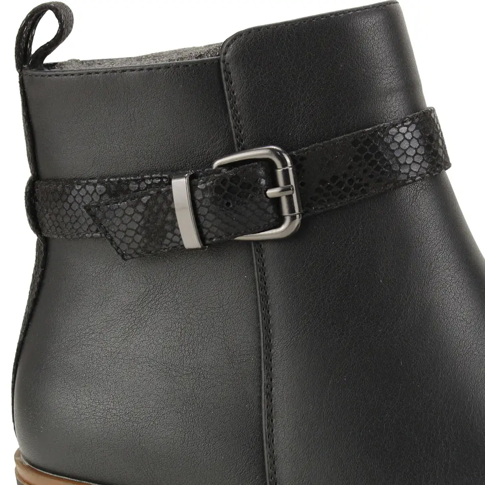 Botin Mujer Casual New Walk Dza91103 Negro  4