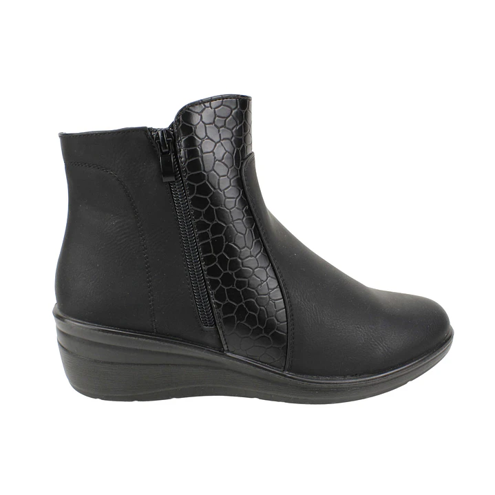 BOTIN MUJER CASUAL NEW WALK FA4682 NEGRO 2