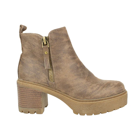 BOTIN MUJER CASUAL NEW WALK 585191 KHAKY