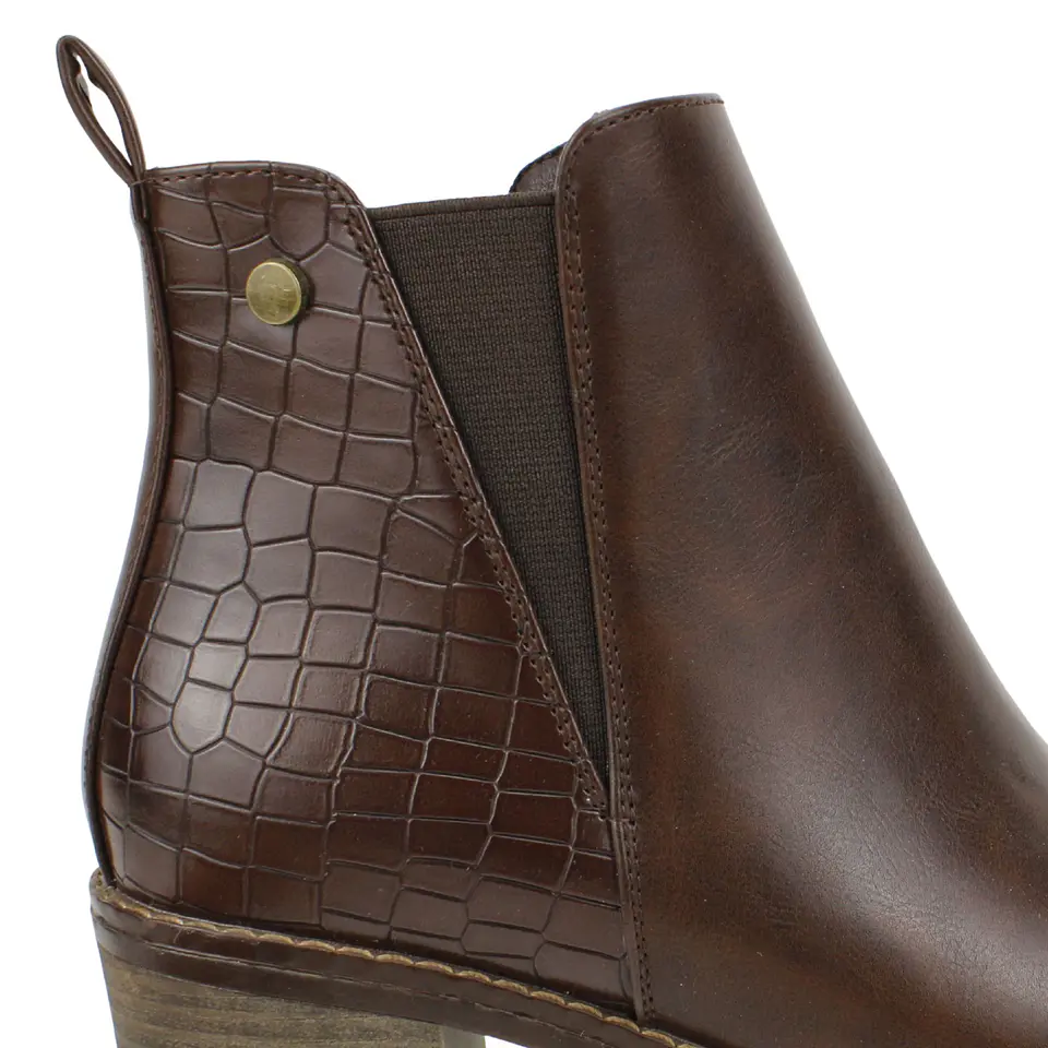 Botin Mujer Casual New Walk 231713 Cafe 4