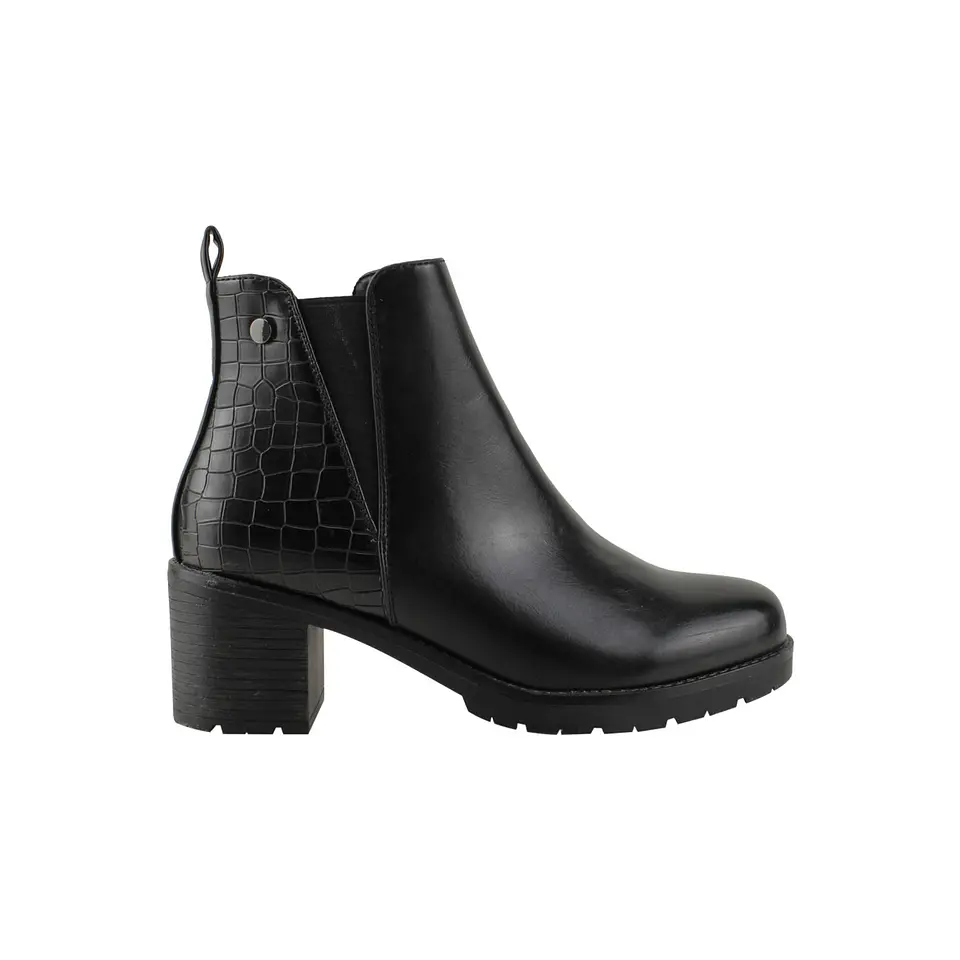 Botin Mujer Casual New Walk 231713 Negro 1
