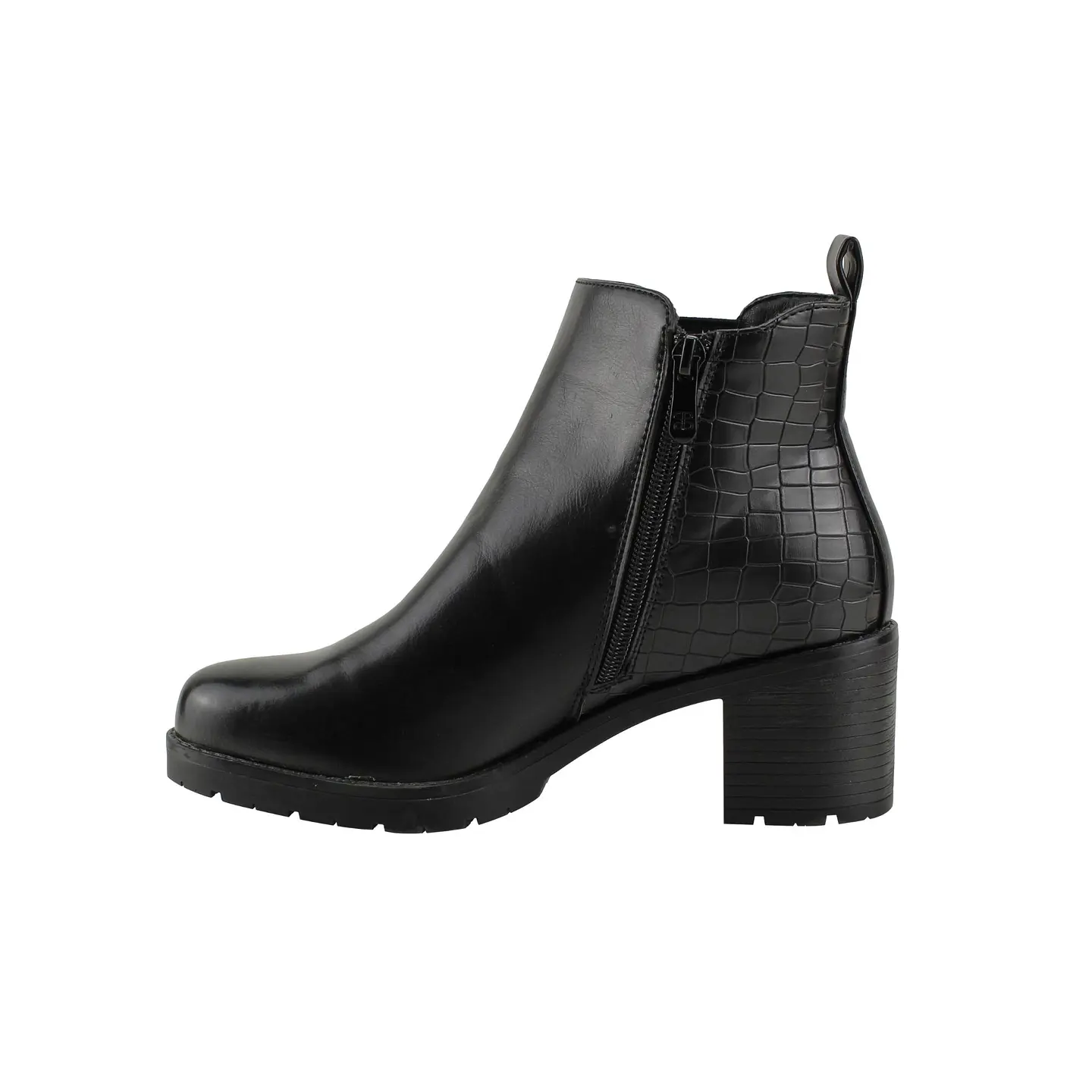 Botin Mujer Casual New Walk 231713 Negro 2