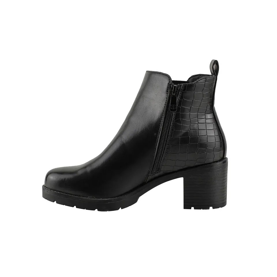 Botin Mujer Casual New Walk 231713 Negro 2