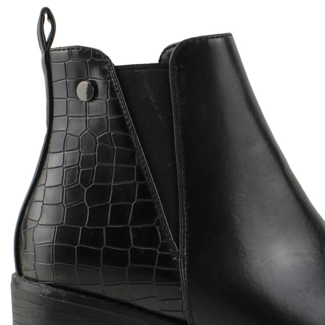 BOTIN MUJER CASUAL NEW WALK 231713 NEGRO 3