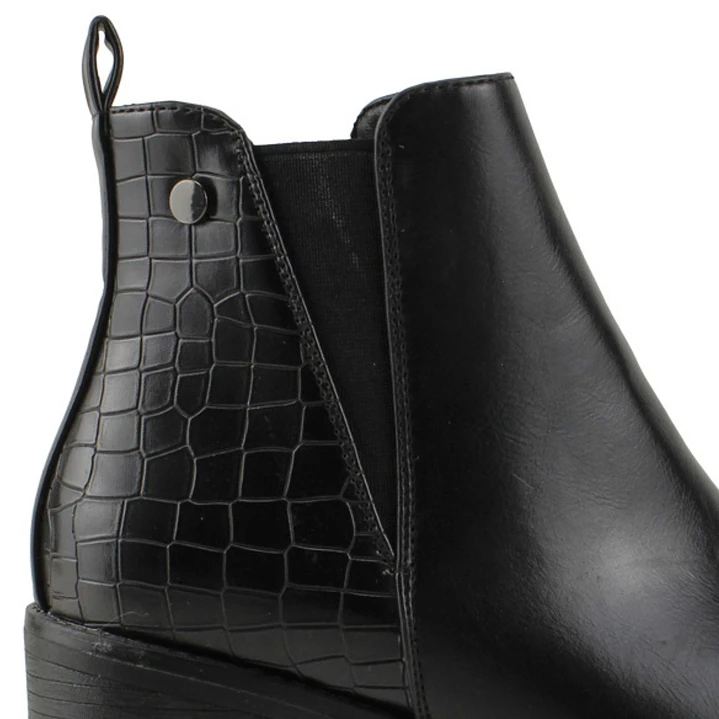 BOTIN MUJER CASUAL NEW WALK 231713 NEGRO 3