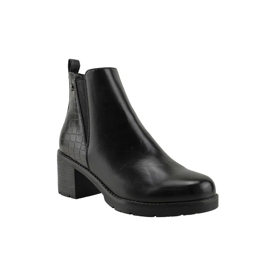 Botin Mujer Casual New Walk 231713 Negro 4