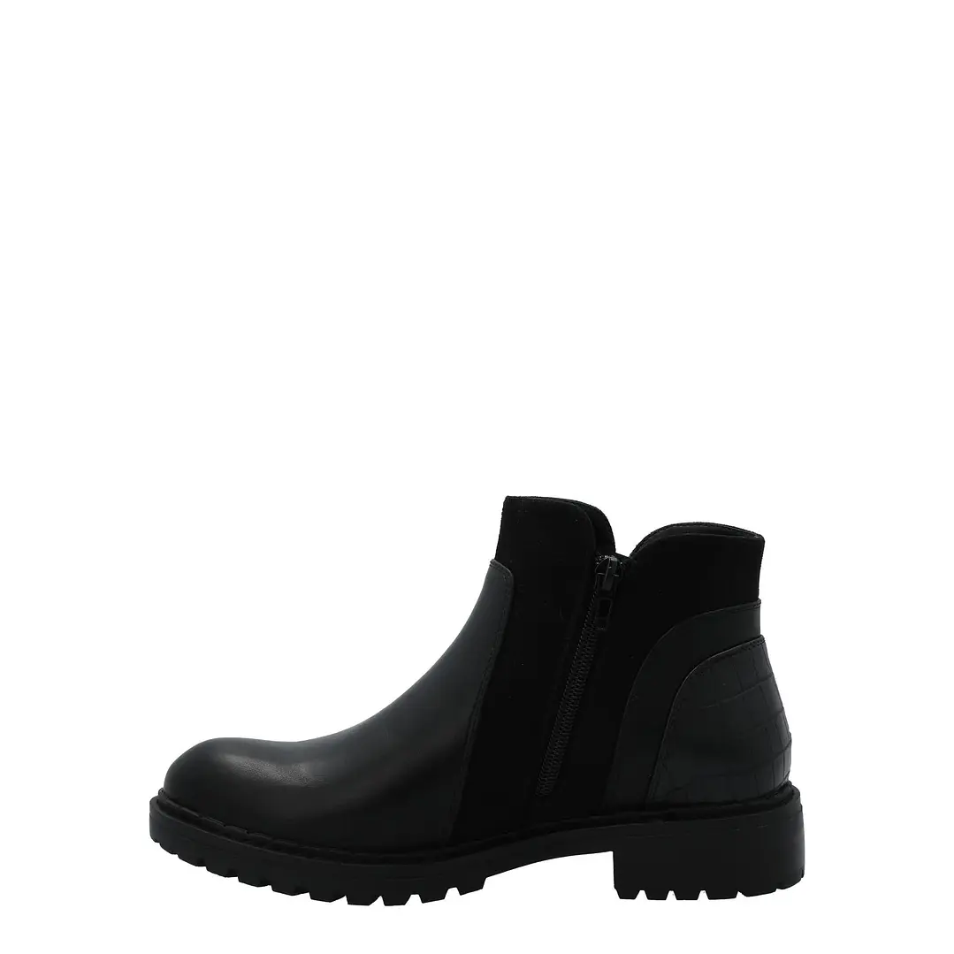 Botín Mujer Lisa 2 Negro Azaleia 3