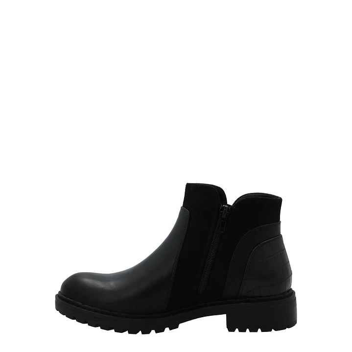 Botín Mujer Lisa 2 Negro Azaleia 3