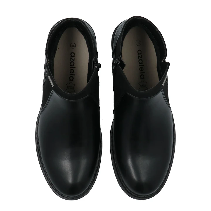 Botín Mujer Lisa 2 Negro Azaleia 5