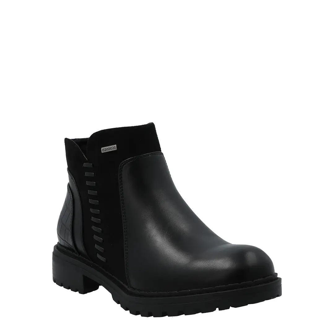 Botín Mujer Lisa 2 Negro Azaleia 1