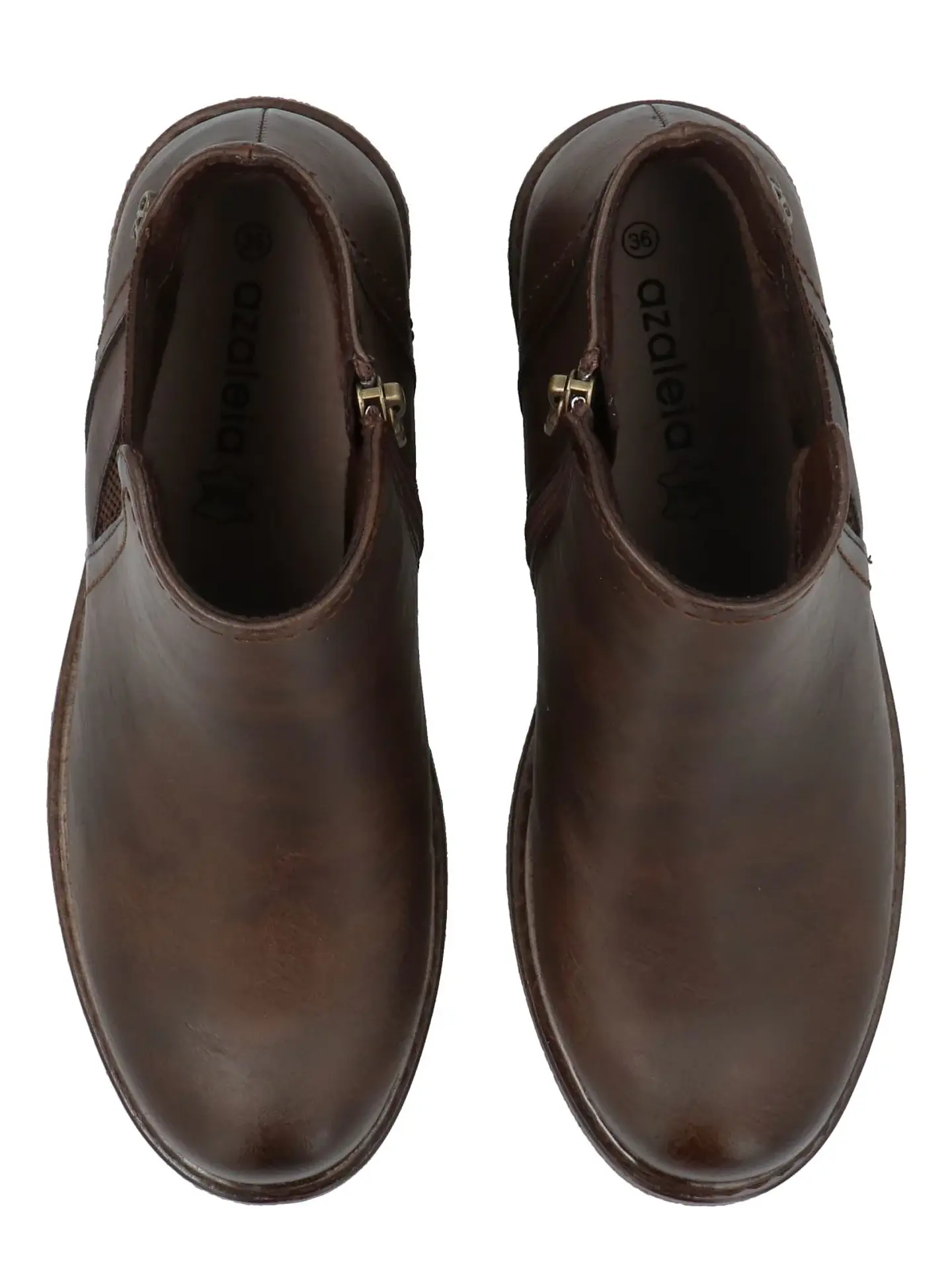 Botín Mujer Martina Chocolate Azaleia 8