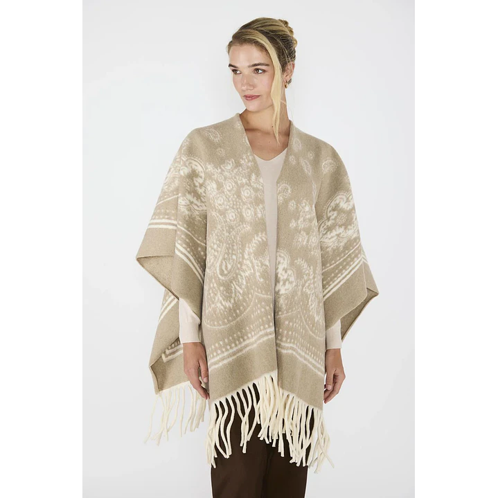 Ruana Veronica Beige Eclipse Woman 1