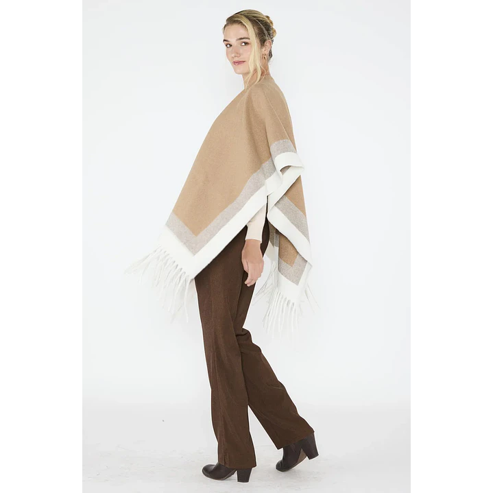 Ruana Soledad Taupe Eclipse Woman 4