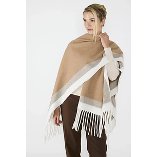 Ruana Soledad Taupe Eclipse Woman