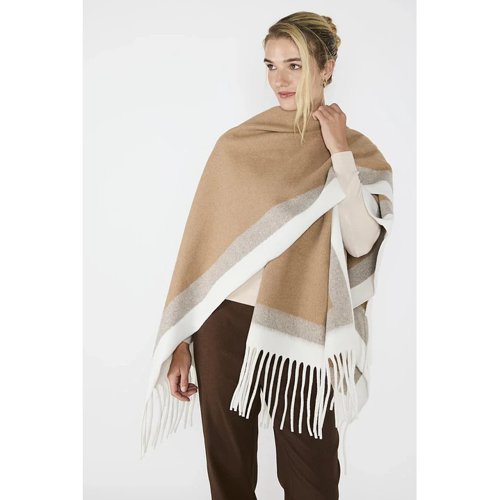 Ruana Soledad Taupe Eclipse Woman 1