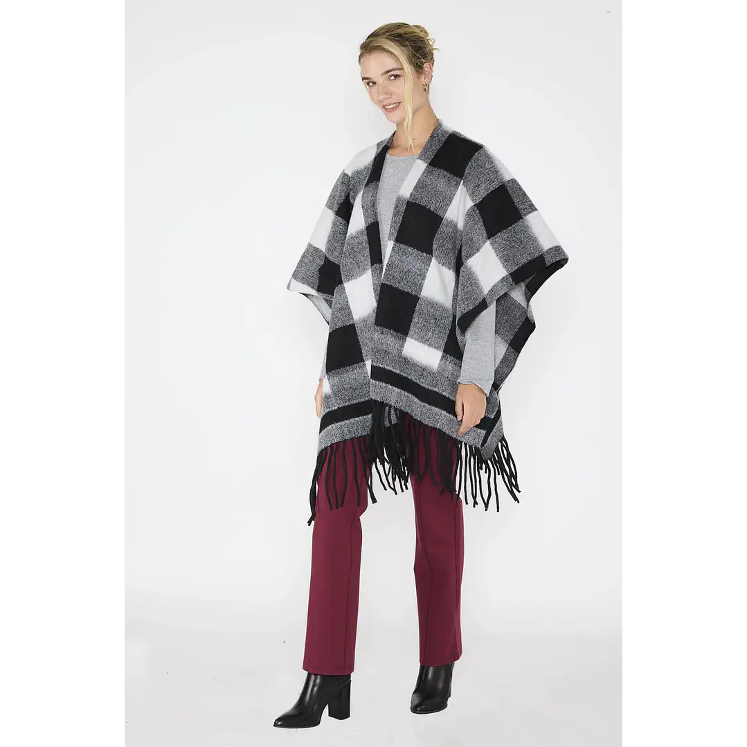 Ruana Fabi Negro Eclipse Woman 2