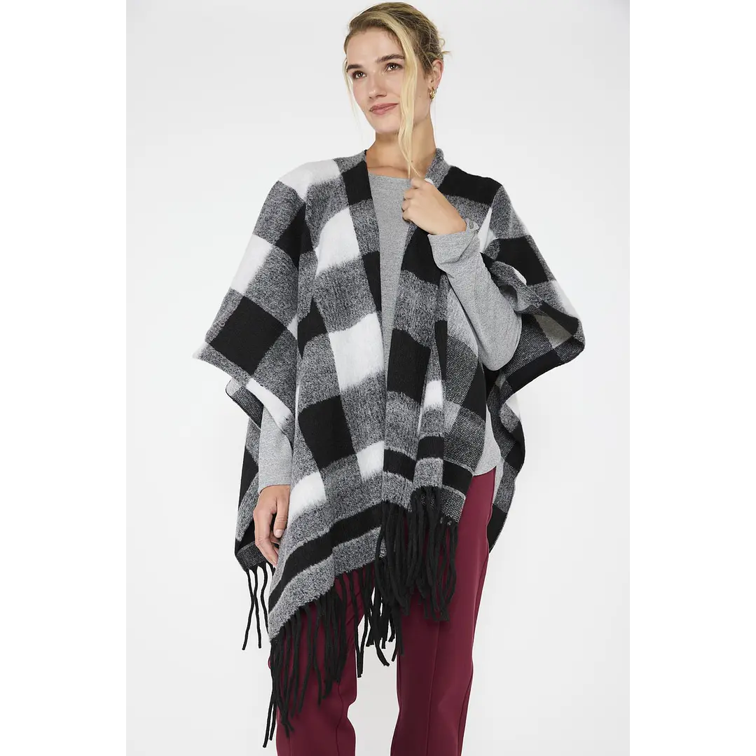 Ruana Fabi Negro Eclipse Woman 1