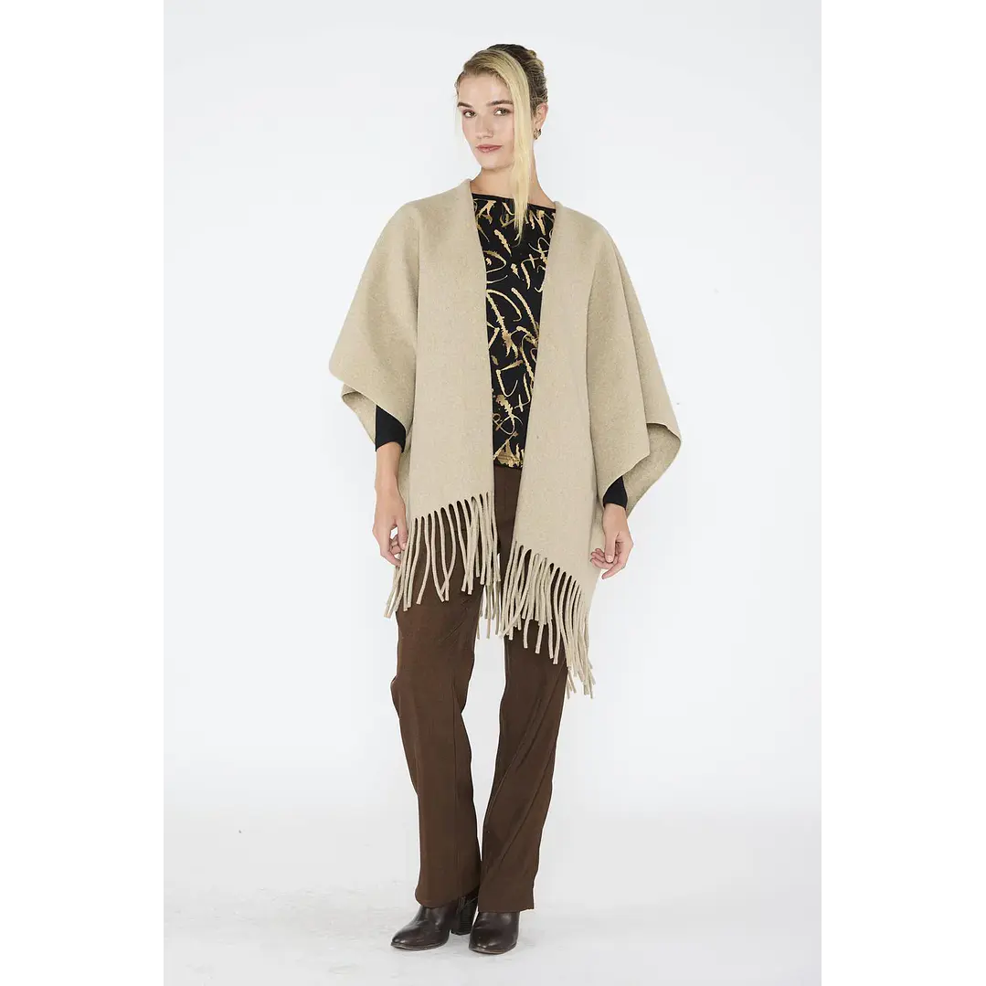 Ruana Elisa Beige Eclipse Woman 4